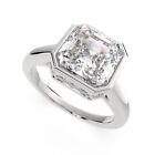 165 Ct Lab Created Emerald Cut Halo Diamond Engagement Ring Vvs1 E White Gold