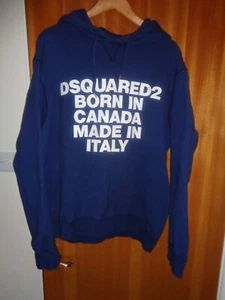 Sudadera con Capucha Dsquared2 Azul Marino Talla XXL=52" Pecho, ÁREA DE SOMERSET- (¡¡¡¡¡¡¡¡¡¡¡¡¡¡¡¡¡¡¡¡¡¡¡¡¡¡¡¡¡¡¡¡ - Imagen 1 de 2
