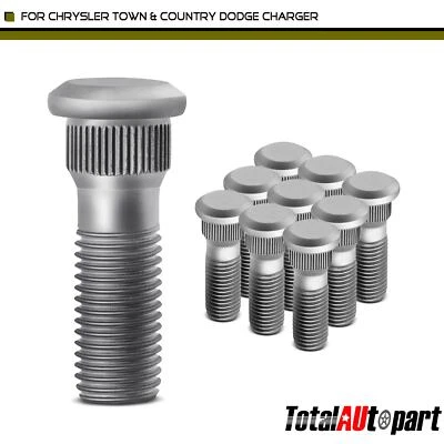 10x Perno de rueda M12-1,5 para Chevrolet Chrysler LeBaron Dodge 400 600 Plymouth Foto 1 de 4