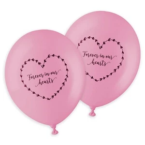 ANGEL & DOVE 25 Globos Funerarios Rosa 'Para Siempre En Nuestros Corazones' Biodegradables  - Imagen 1 de 5