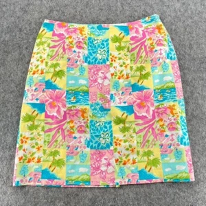 BRIGGS New York Skirt Womens Size 14 Tropical Casual - Picture 1 of 8