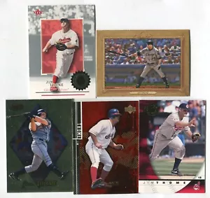 Lote de 5 tarjetas de béisbol Jim Thome HOF INDIOS PHILLIES BLANCOS SOX ORIOLES (LOTE 29) - Imagen 1 de 1
