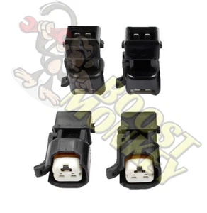 Set of 4 Honda OBD1 TO EV6 Fuel Injector Connector Clips Plug Converter - Picture 1 of 1