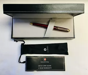 Sheaffer Prelude MINI Red with Gold Tone Trim Ballpoint Pen - Picture 1 of 4
