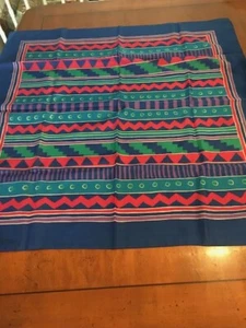 Vintage Sarah Coventry Scarf Square Shaped Scarf Multicolor Poly EUC - Picture 1 of 11