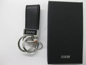 BMW leather key chain ring NIB - Picture 1 of 3