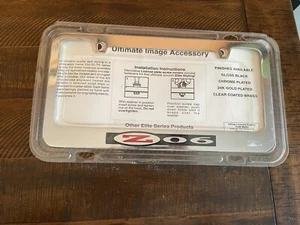 Corvette z06 Chrome Plated License Plate Frame  - Foto 1 di 3