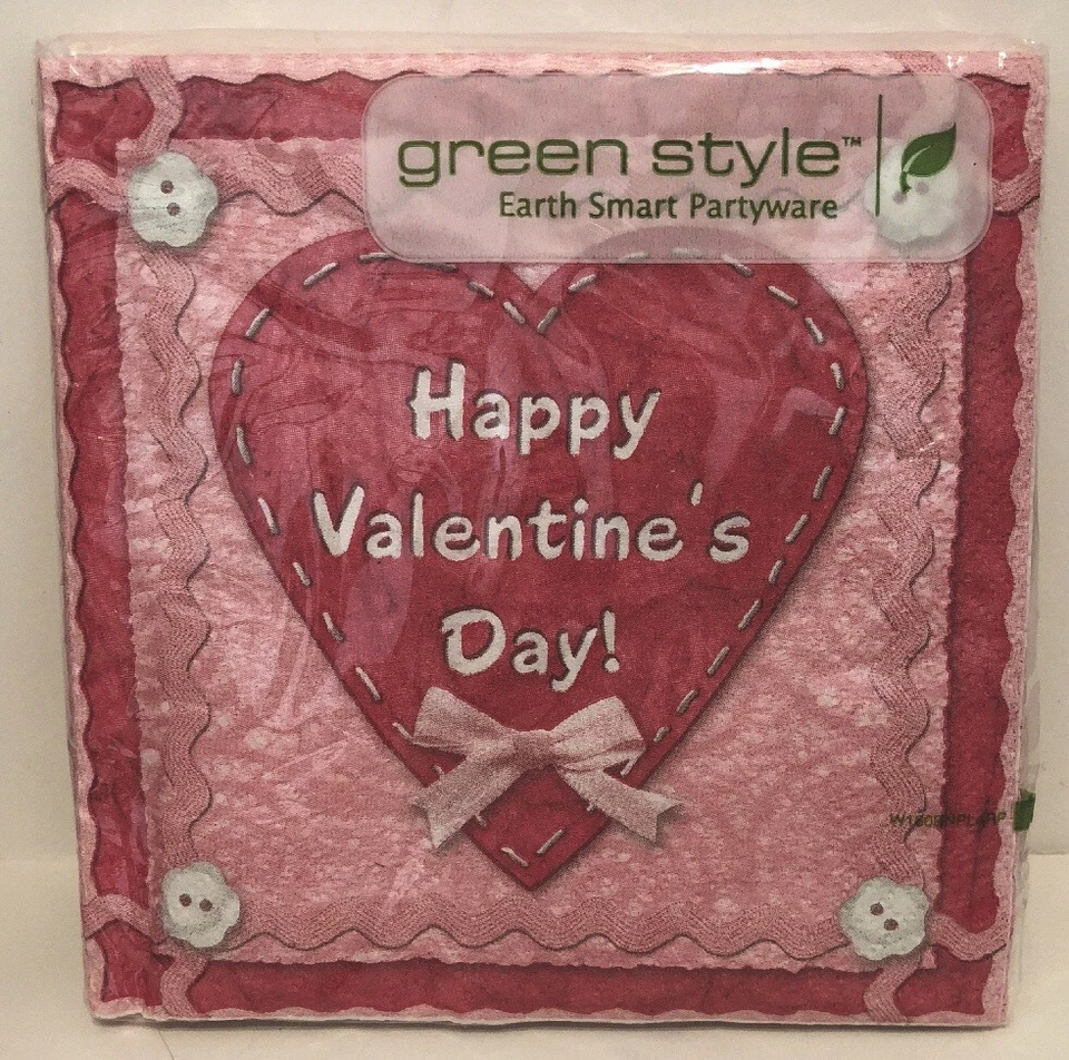 Servilleta artesanal para bebidas de San Valentín Foto 1 de 1