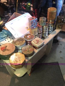 Vintage Orient Tins Lot Of 15 With A Bonus Tin If U Get All - Picture 1 of 19