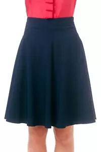 Sunflower Elegant Fashion Skirt Dark Blue Fashionable NEW - Picture 1 of 26