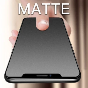 Matte Frosted Tempered Glass For iPhone 15 14 Screen Protector protective glass - Picture 1 of 24