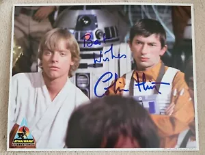 Star Wars COLIN HIGGINS Signed Wedge Antilles Celebration IV Official Pix Photo - Picture 1 of 3
