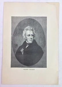Antiguo Libro Iluminado de la Historia del Mundo 1897 Andrew Jackson and Pres. - Imagen 1 de 2