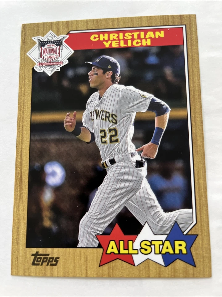 2022 Series 2 Oversized Topps All Stars #OTAS-7 Christian Yelich - Image 1 of 2