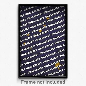 Unalakleet Alaska Poster (AK City Souvenir 11x17 Town Print) - Picture 1 of 1