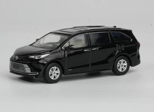 Masdi 1:64 Nero Siena MPV Mini Van Modello Sportivo Diecast Display Auto - Foto 1 di 4