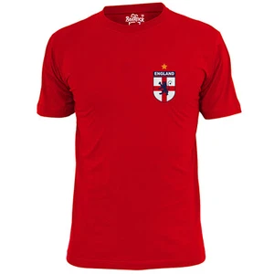 Camiseta de fútbol americano con escudo de bolsillo para hombre Inglaterra Footy Copa Mundial - Imagen 1 de 3