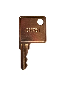 Gilbarco Q10898-115 CH751 key use with Q12542 lock - Picture 1 of 2