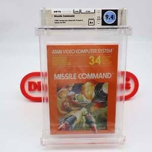 Atari 2600 Game MISSILE COMMAND - ORANGE BOX - WATA GRADED 9.4 A+! NEW & Sealed!