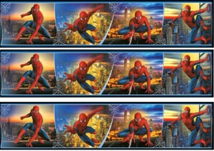 Tortenband Geburtstag Oblate - Fondant  Spiderman P1 - Bild 1 von 1