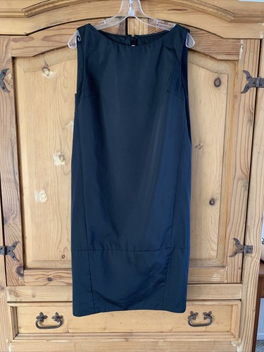 ACNE STUDIOS ABITO SMANICATO OVERSIZE IN TAFFETÀ NERO TAGLIA 36