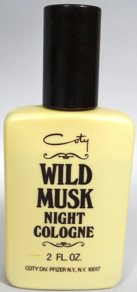 Colonia nocturna Coty Wild Musk para hombre de colección fórmula original 2 oz ¡huele genial! Foto 1 de 4