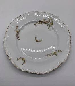 Vintage Royal Vienna Austria White Pink Flower Pattern Fine China Set Of 4 - Picture 1 of 10