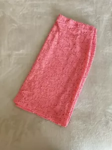 Alfani Lace Coral Women’s Pencil Skirt - Size 18 - Picture 1 of 12