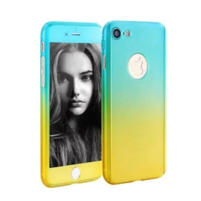 Custodia Cellulare Protettiva per Samsung Galaxy S7 Full Cover Display 360 Gelb - Immagine 1 di 3