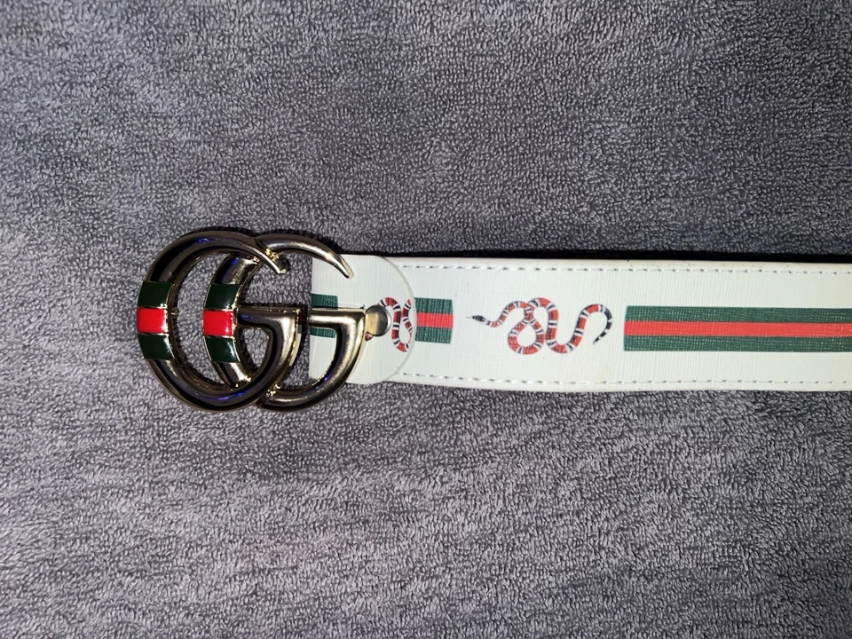 Cinto masculino Gucci XL vermelho rei cobra raro 🔥 - Imagem 1 de 4