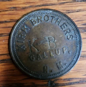 Trade Token - Navajo - KIrk Brothers 50-cent - Picture 1 of 2