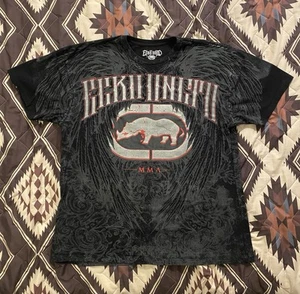 Ecko Unltd MMA All Over Print AOP T-Shirt Affliction Style schwarz Herren Größe 2XL - Bild 1 von 5