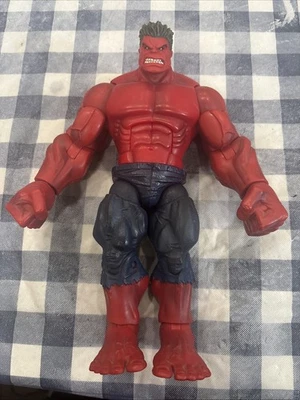 Marvel Legends Red Hulk 8" Build-a-Figure BAF Completo (Exclusivo de Objetivo) 2008 Foto 1 de 4