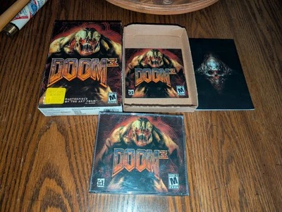 Doom 3 Big Box Version PC Game 3 Disc Complete in Box 2004 3 Discs - Image 1 of 4