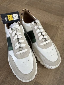 Scarpe da ginnastica Marks and Spencer in pelle taglia 6 - Foto 1 di 8