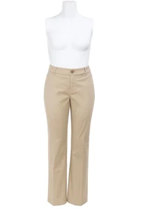 Ralph Lauren Damenhose khaki Baumwolle gerades Bein Größe 18 beige Freizeit - Bild 1 von 18
