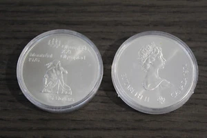 Kanada Canada 5 Dollars 1976 Kanu Olympiade Montreal Silber st. (M4028) - Bild 1 von 1