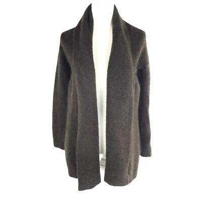 Cárdigan Suéter BCBGMaxazria Frente Abierto Mezcla Acrílico Talla S Mujer Marrón Oscuro Foto 1 de 4