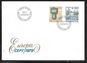 SWITZERLAND 30/4/1979 F.D.C. EUROPA SG975/6 - Picture 1 of 2