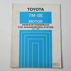 Werkstatthandbuch Toyota Supra MA70 Motor 7M-GE Abgaskontrollsystem 01/1986