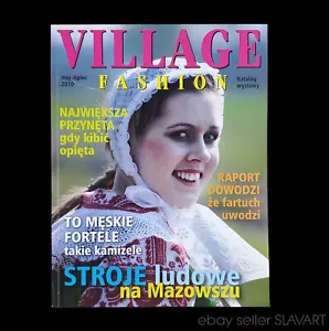 BOOK Polish Folk Costumes Mazowsze Lowicz embroidery skirt apron blouse antique - Picture 1 of 9