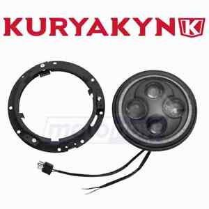 Kuryakyn Orbit Vision 7in. LED Headlights for 2004-2009 Yamaha XV1700A Road mm