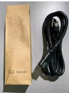 New Cisco Meraki MA-PWR-CORD-US Cisco 6ft Notched Power Cord ⚡Fast Ship - Picture 1 of 4