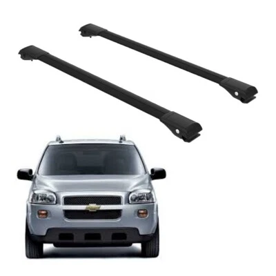 Комплект поперечных штанг багажника на крышу для Chevrolet Uplander 2005-2009 черный комплект - Изображение 1 из 4