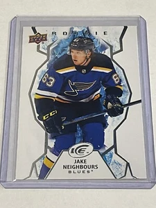2021-22 UD Ice Hockey Jake Neighbours RC #134 St Louis Blues - Picture 1 of 2