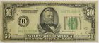 New ListingFr. 2101B 1928A $50 Federal Reserve Note New York Green Seal