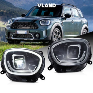 VLAND Full LED Headlights For 2017-2020 Mini Cooper Countryman F60 Front Lamps - Picture 1 of 15