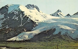 Postal postal: Worthington Glacier, Richardson Highway, Alaska, publicada en 1970 - Imagen 1 de 2