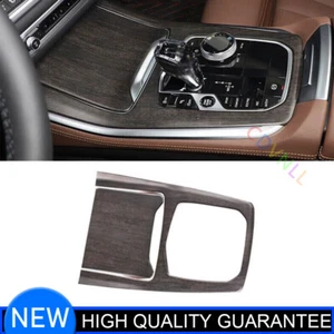 Fit For BMW X7 G07 2019-2022 Wood Grain Center Control Shift Panel Decor Trim 1* - Picture 1 of 9