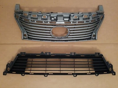 Juego de 2 piezas parachoques delantero rejilla superior e inferior LEXUS ES350 ES300H 2013-2015 NUEVO PAR Foto 1 de 4